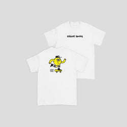 Blast Skates Mascot Kids T-shirt Wit