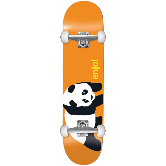 Enjoi NBD Panda Resin Comp Soft Wheels Complete Orange 7.75