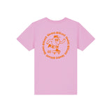 Blast Skates Round Logo Kids T-shirt Roze